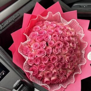 75 pink Rose bouquet