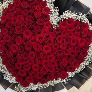 100+ Heart bouquet